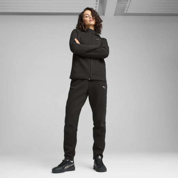 Pantalones EVOSTRIPE para mujer, PUMA Black, large-ARG
