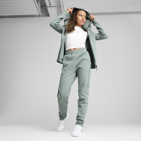 EVOSTRIPE Sweatpants Women, Green Moon, large-ZAF