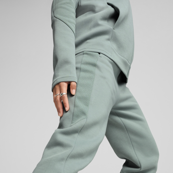 EVOSTRIPE Sweatpants Women, Green Moon, large-ZAF