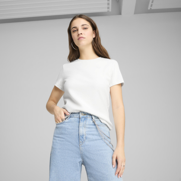 Playera HER para mujer, PUMA White, large-MEX