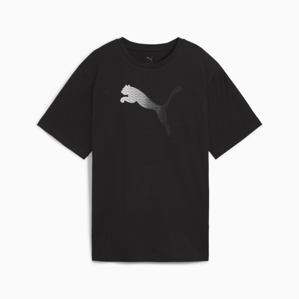 HER Graphic Relaxed Tee Women, PUMA Black, large-ZAF