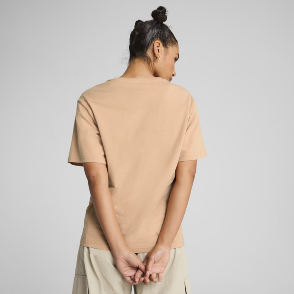 HER Graphic Relaxed Tee Women, Warm Beige, large-ZAF