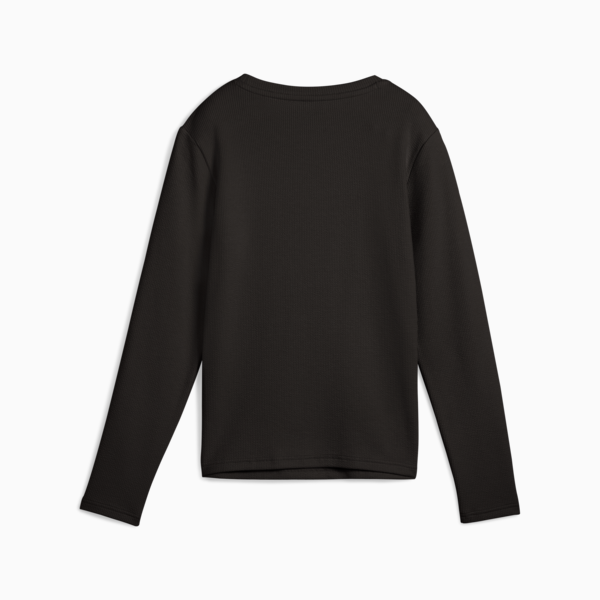 HER Slim Fit Longsleeve Women, PUMA Black, large-ZAF