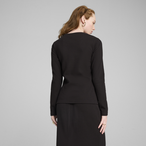 HER Slim Fit Longsleeve Women, PUMA Black, large-ZAF