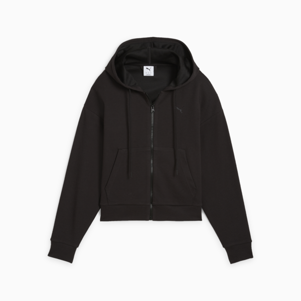 Campera corta HER para mujer, PUMA Black, large-ARG