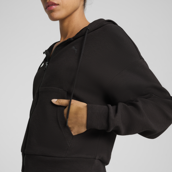 Campera corta HER para mujer, PUMA Black, large-ARG
