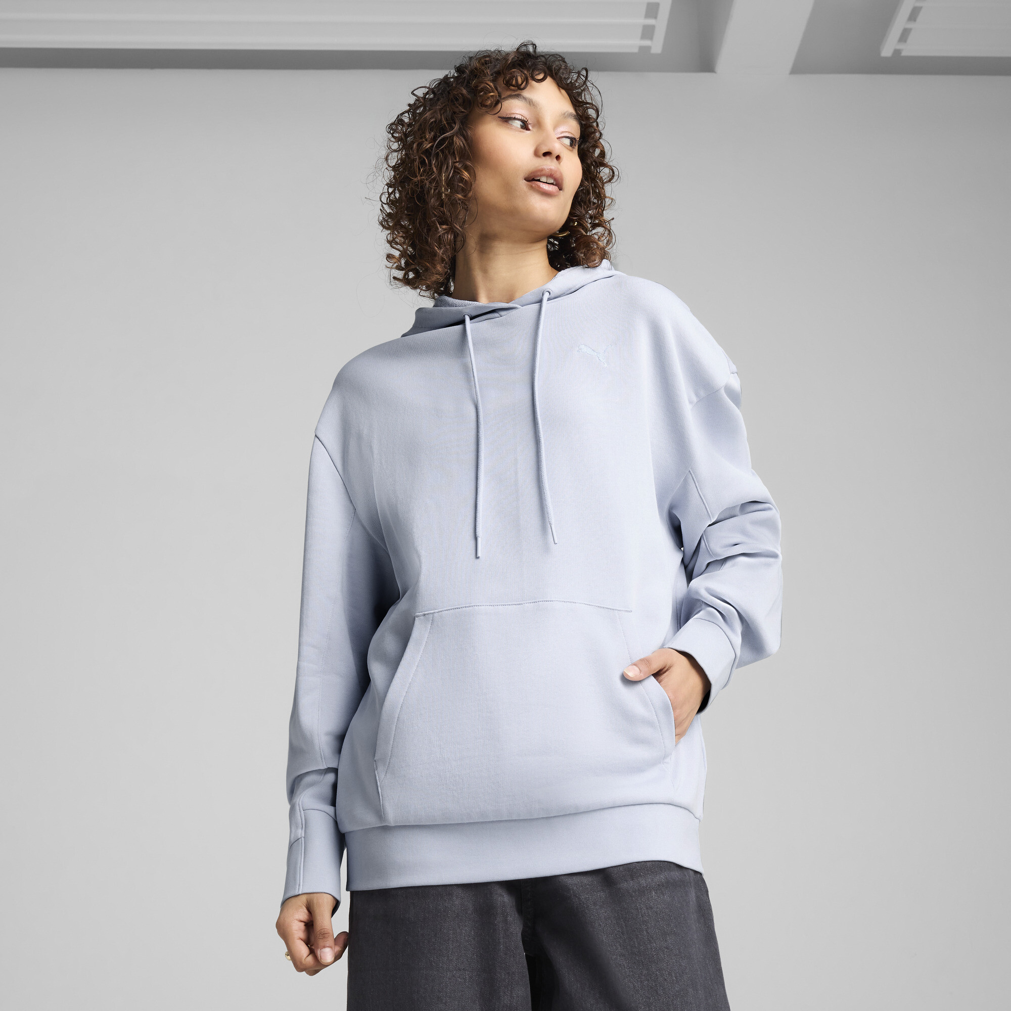 Puma ESS Relaxed Fit Hoodie Damen | Mit Plain | Cool Weather | Größe: M