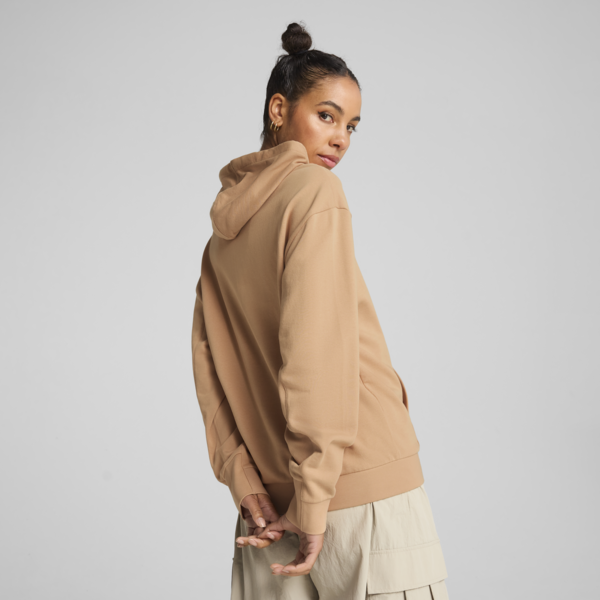 Buzo holgado con capucha HER para mujer, Warm Beige, large-ARG