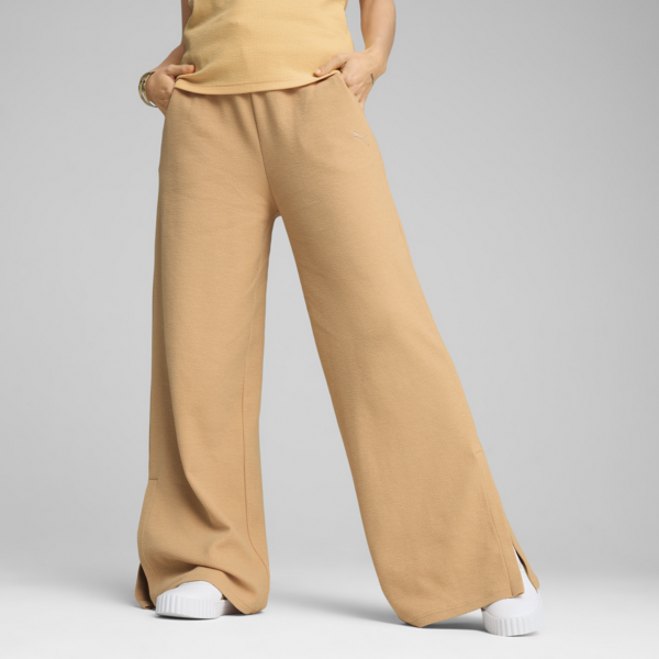 Pantalones tiro alto HER Comfort para mujer, Warm Beige, large-ARG