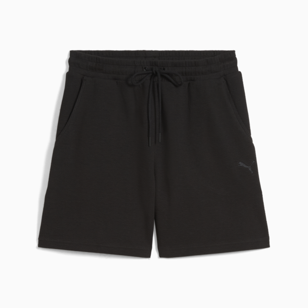 HER 5" High-Waist Shorts Women, PUMA Black, large-MEX