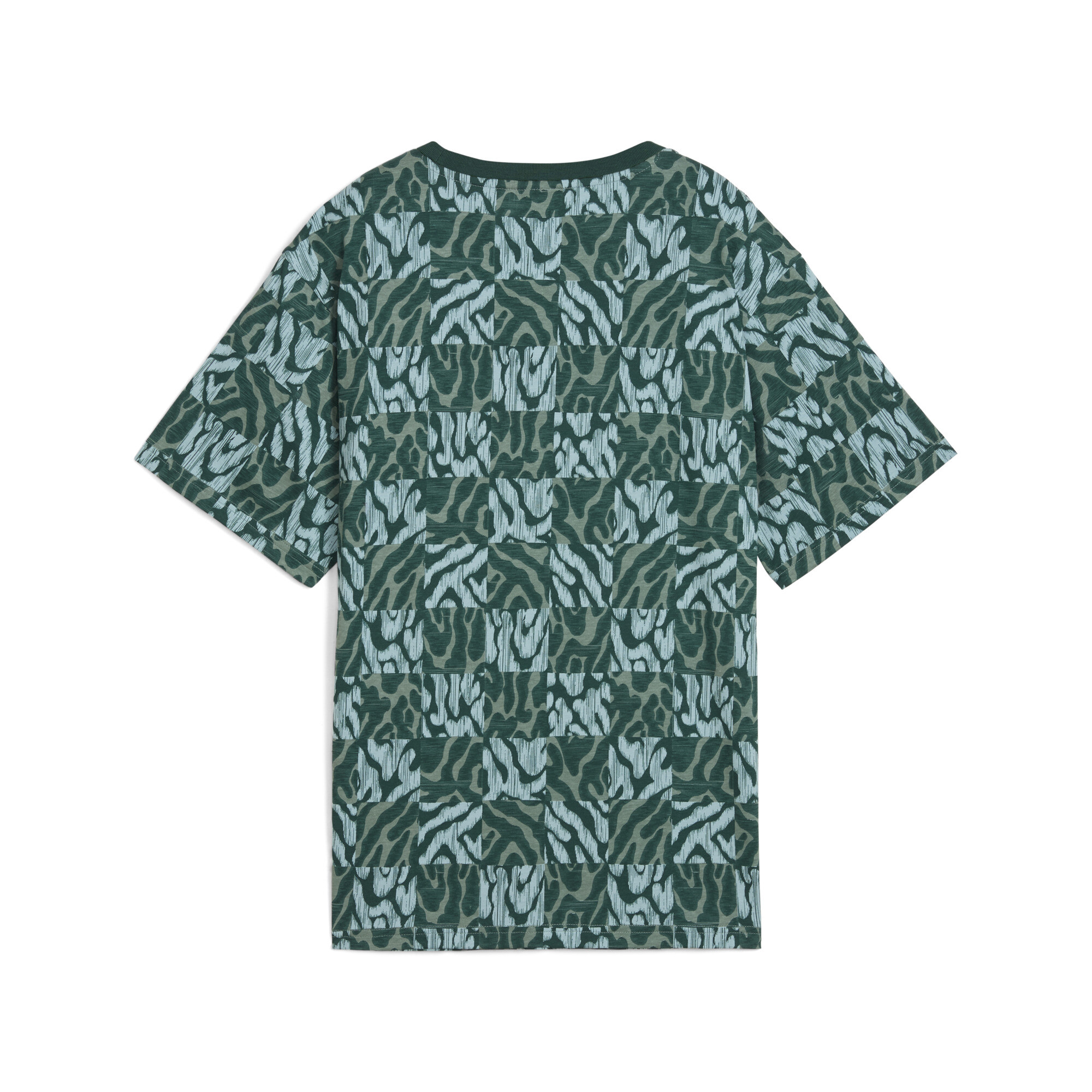 ESS GRAPHIC Relaxed T-shirt voor Dames, Groen, Maat S | PUMA