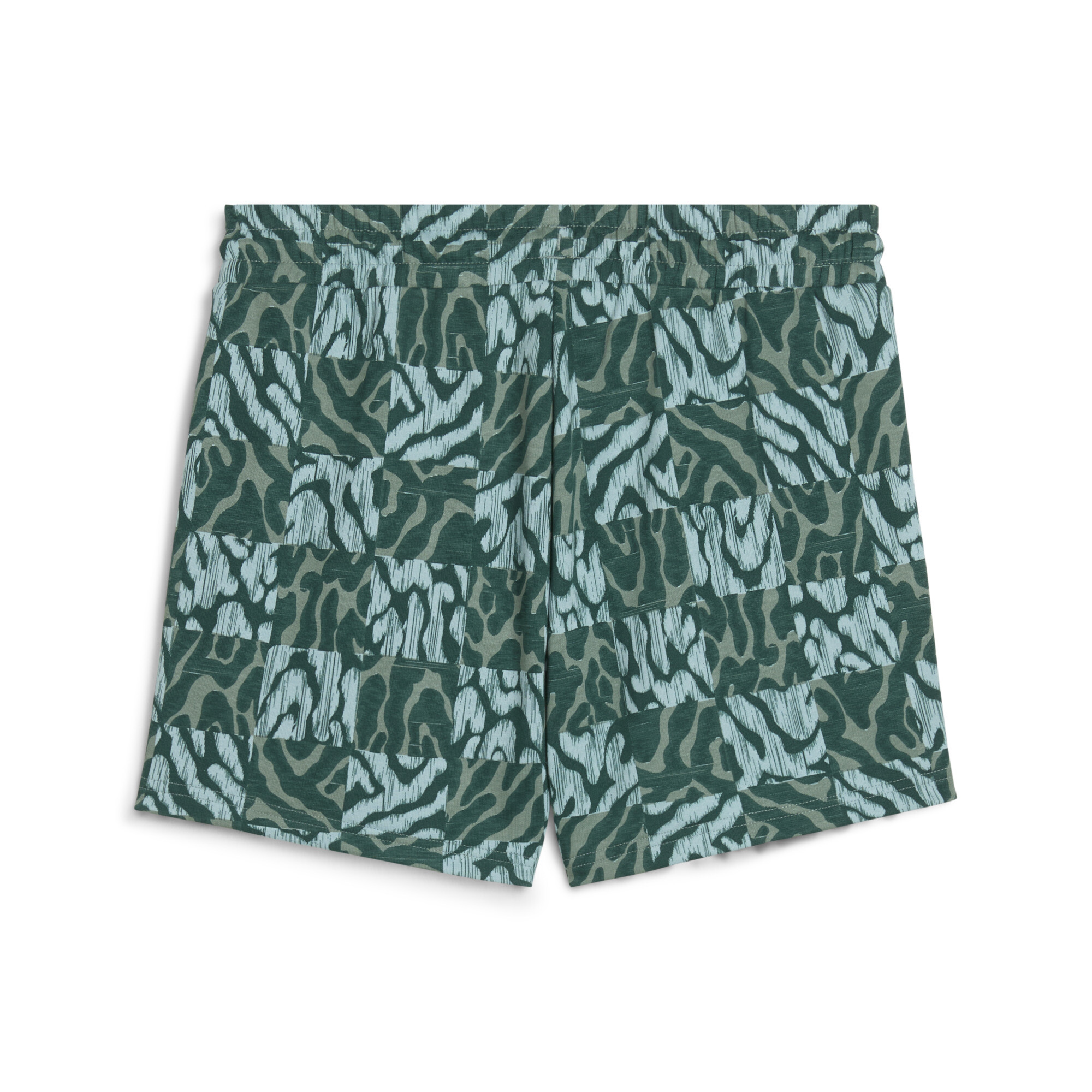 ESS GRAPHIC halfhoge short voor Dames, Groen, Maat M | PUMA