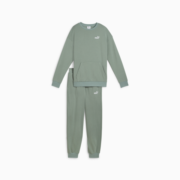 Relaxed Sweat Suit Women, Green Moon, large-ZAF
