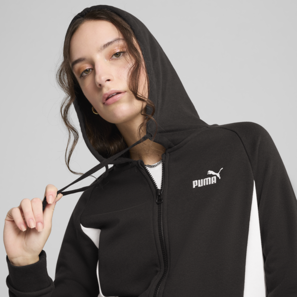 Conjunto de sudadera y pants para mujer, PUMA Black, large-MEX