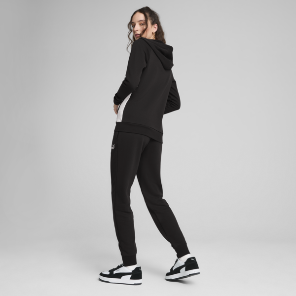 Conjunto de sudadera y pants para mujer, PUMA Black, large-MEX