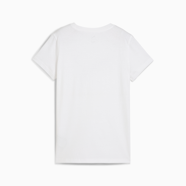 Remera Graphics Floral Cat Logo para mujer, PUMA White, large-ARG