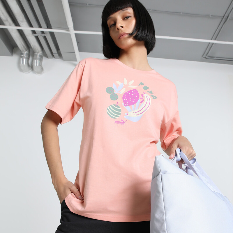 

Women's PUMA GRAPHICS Relaxed Fit Fruity Tee