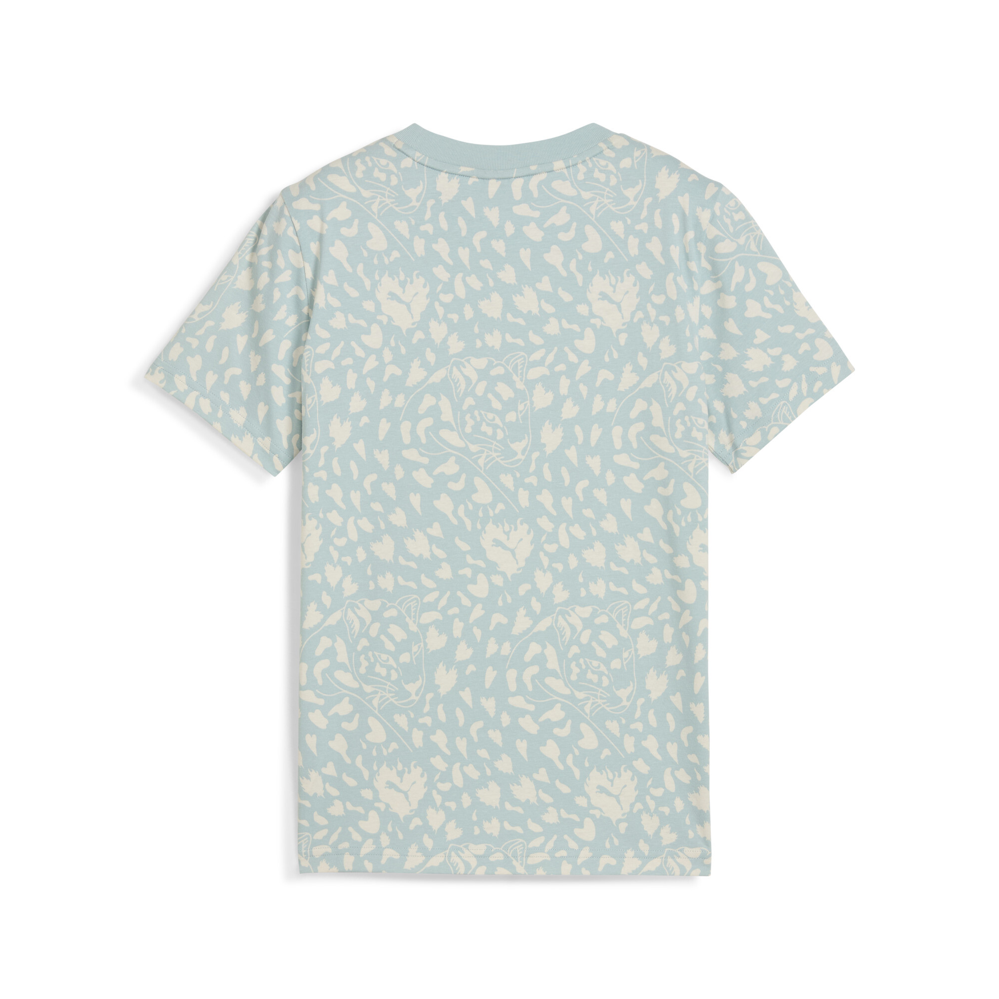 PUMA FLAMING LOVE All-Over Print T-shirt, Modern Mint