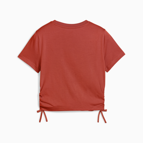 Playera FLAMING LOVE Knotted para adolescentes, Red Fire, large-MEX