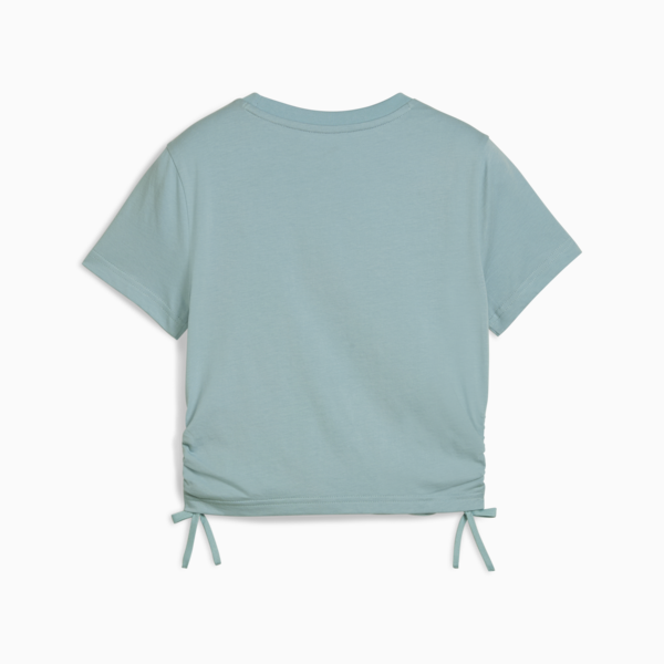 FLAMING LOVE Knotted Tee Youth, Modern Mint, large-MEX
