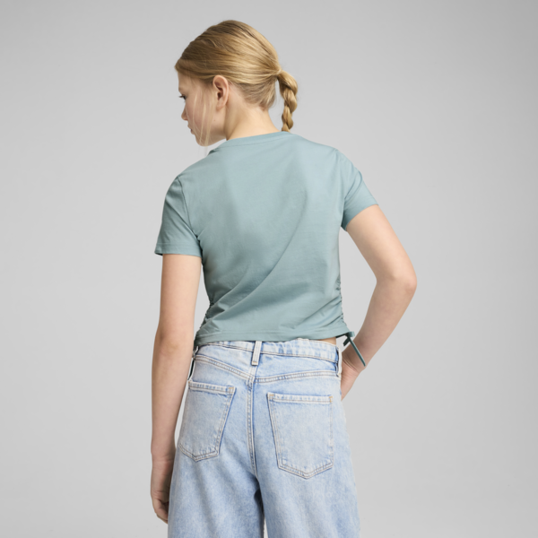 FLAMING LOVE Knotted Tee Youth, Modern Mint, large-ZAF