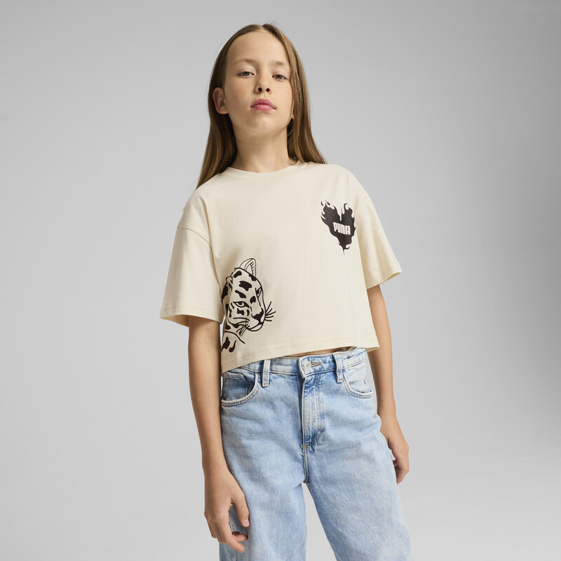 PUMA Youth Graphic Short Length Relaxed Fit Tee