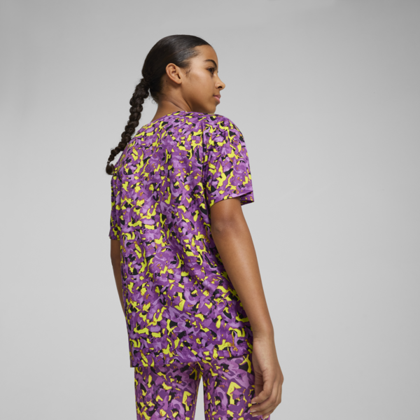 Remera estampada Train All Day Essentials juvenil, Lemon Sherbert, large-ARG