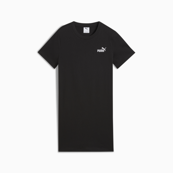 Vestido manga corta Essentials Small No. 1 Logo para adolescentes, PUMA Black, large-MEX