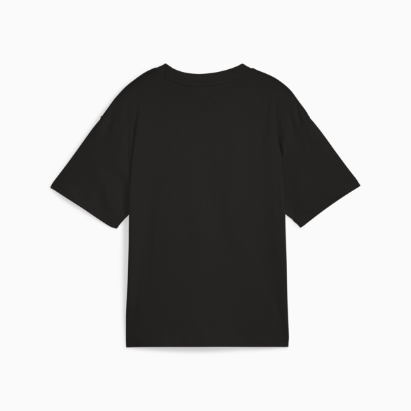 Essentials Boxy Tee Youth, PUMA Black, large-ZAF