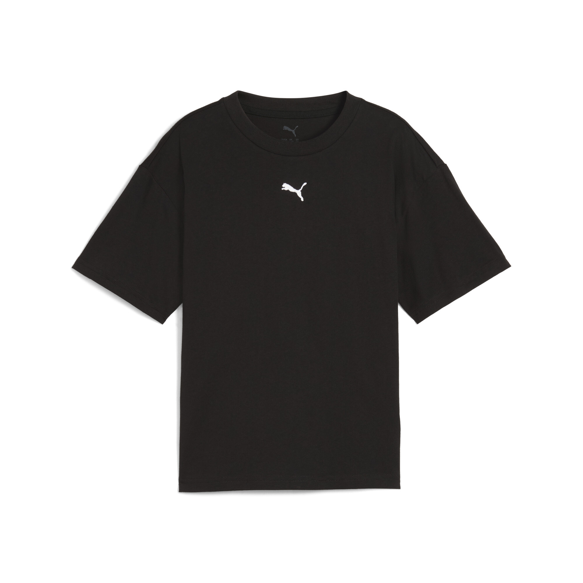 Puma Essentials Boxy T-Shirt Teenager Für Damen Für Kinder | Mit Plain | Black | Größe: 15-16Y