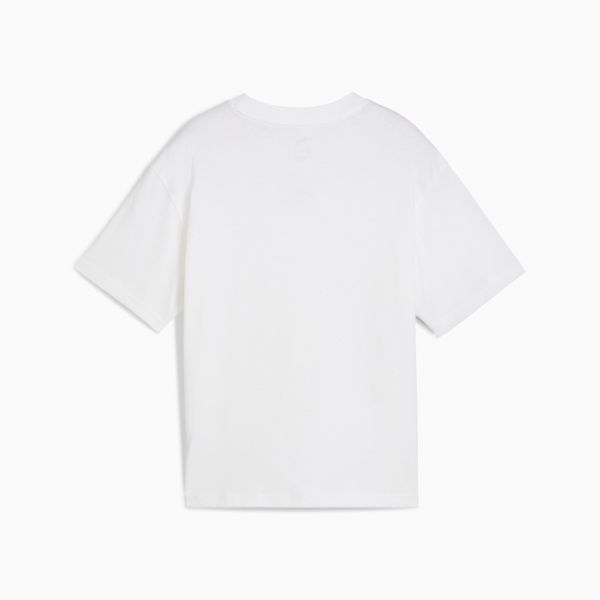 Essentials Boxy Tee Youth, PUMA White, large-MEX