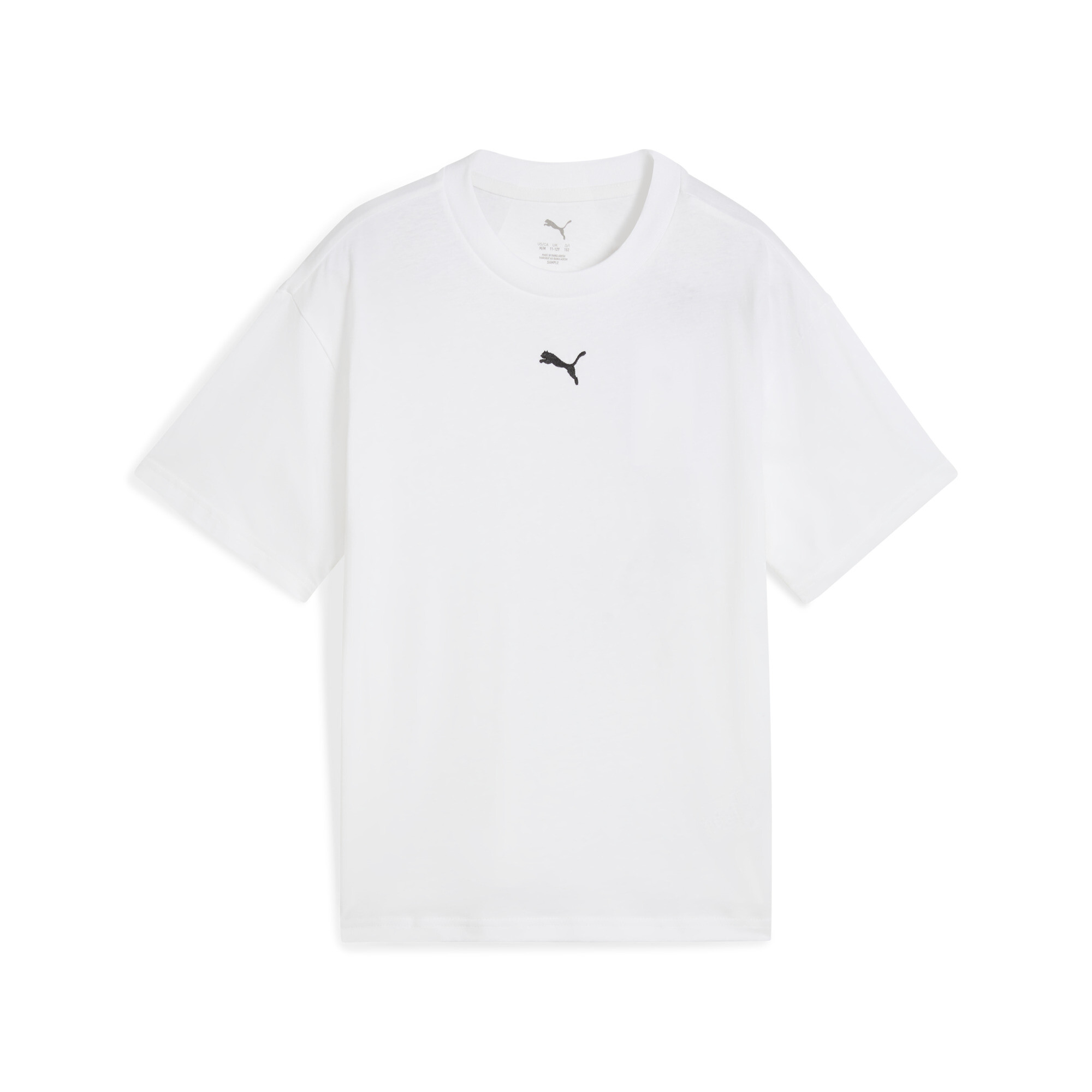 Puma Essentials Boxy T-Shirt Teenager Für Damen Für Kinder | Mit Plain | White | Größe: 13-14Y