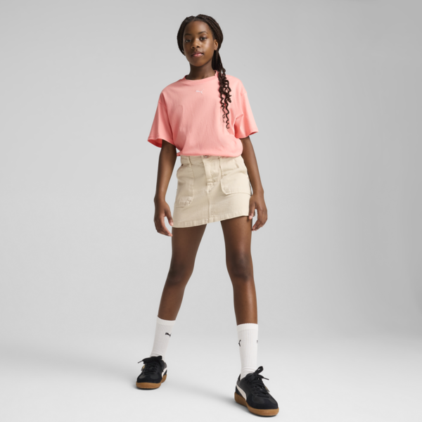 Essentials Boxy Tee Youth, Pink Fruit, large-ZAF