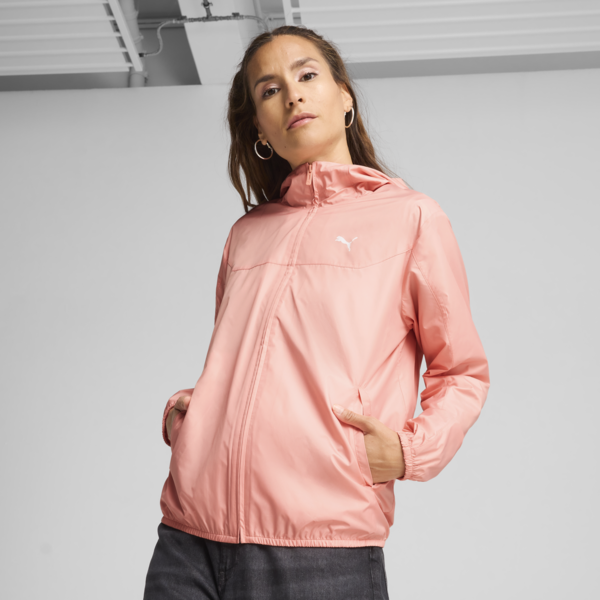 Campera rompeviento Essentials Regular para mujer, Pink Fruit, large-ARG