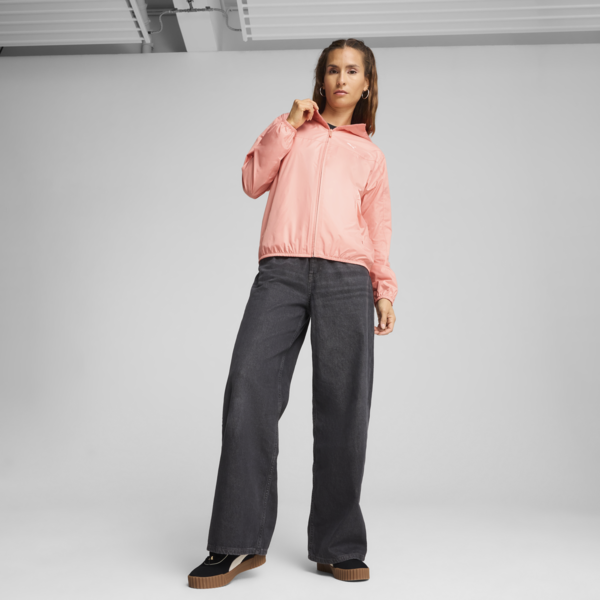 Campera rompeviento Essentials Regular para mujer, Pink Fruit, large-ARG