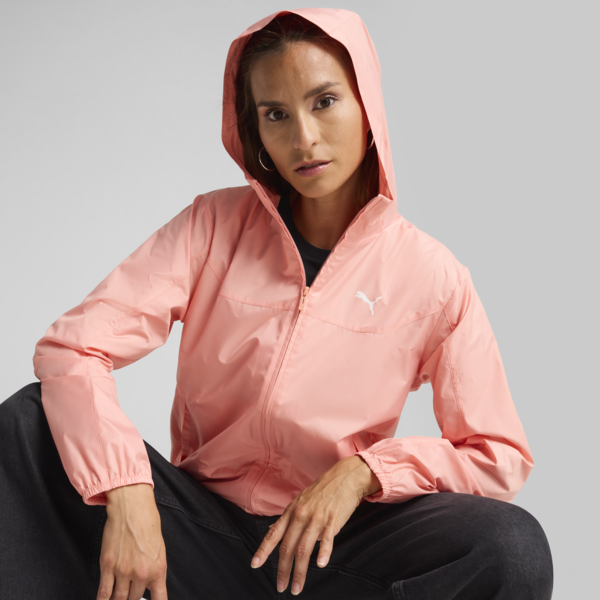 Campera rompeviento Essentials Regular para mujer, Pink Fruit, large-ARG