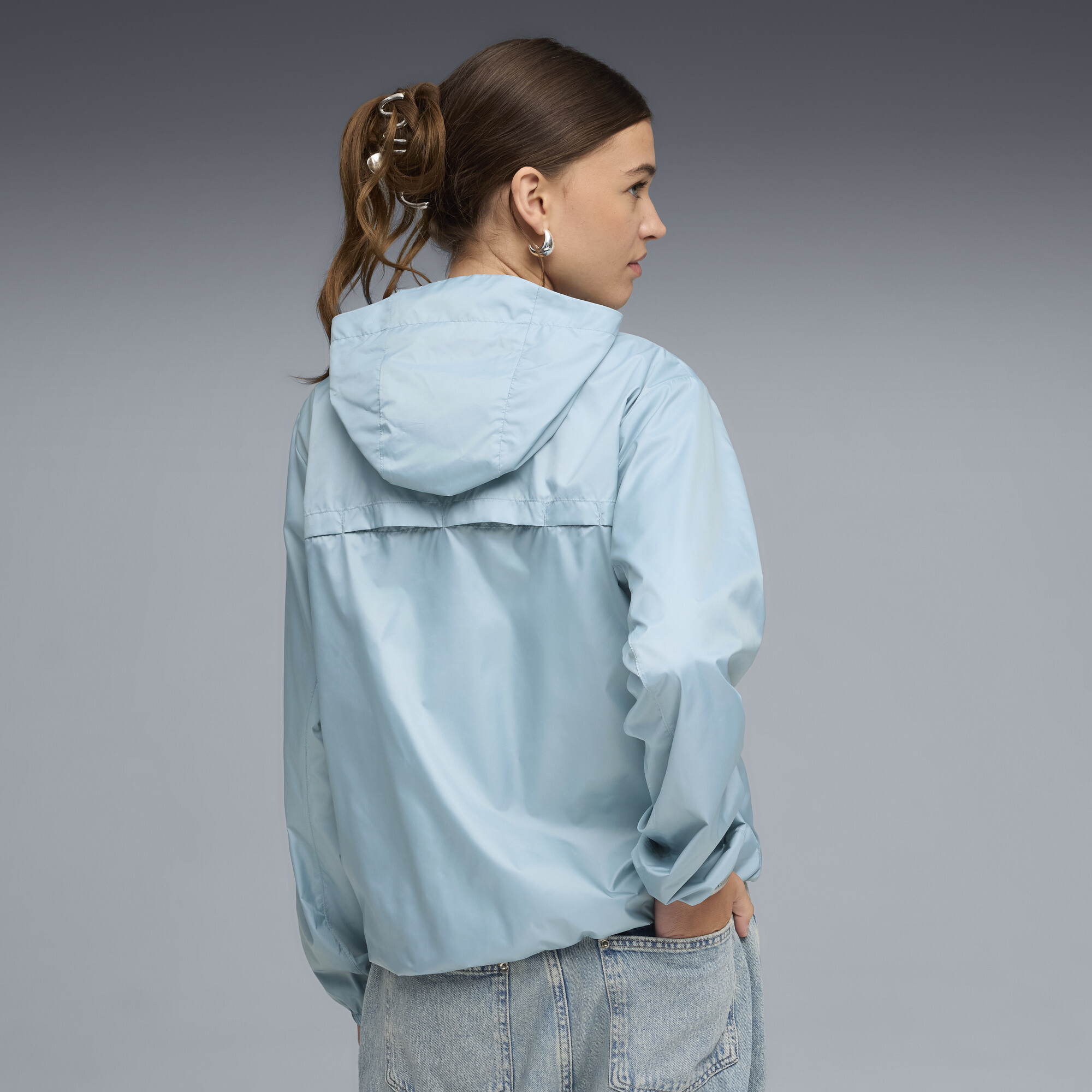 PUMA Essentials windjack met normale pasvoorm voor Dames, Maat M thumbnail 5