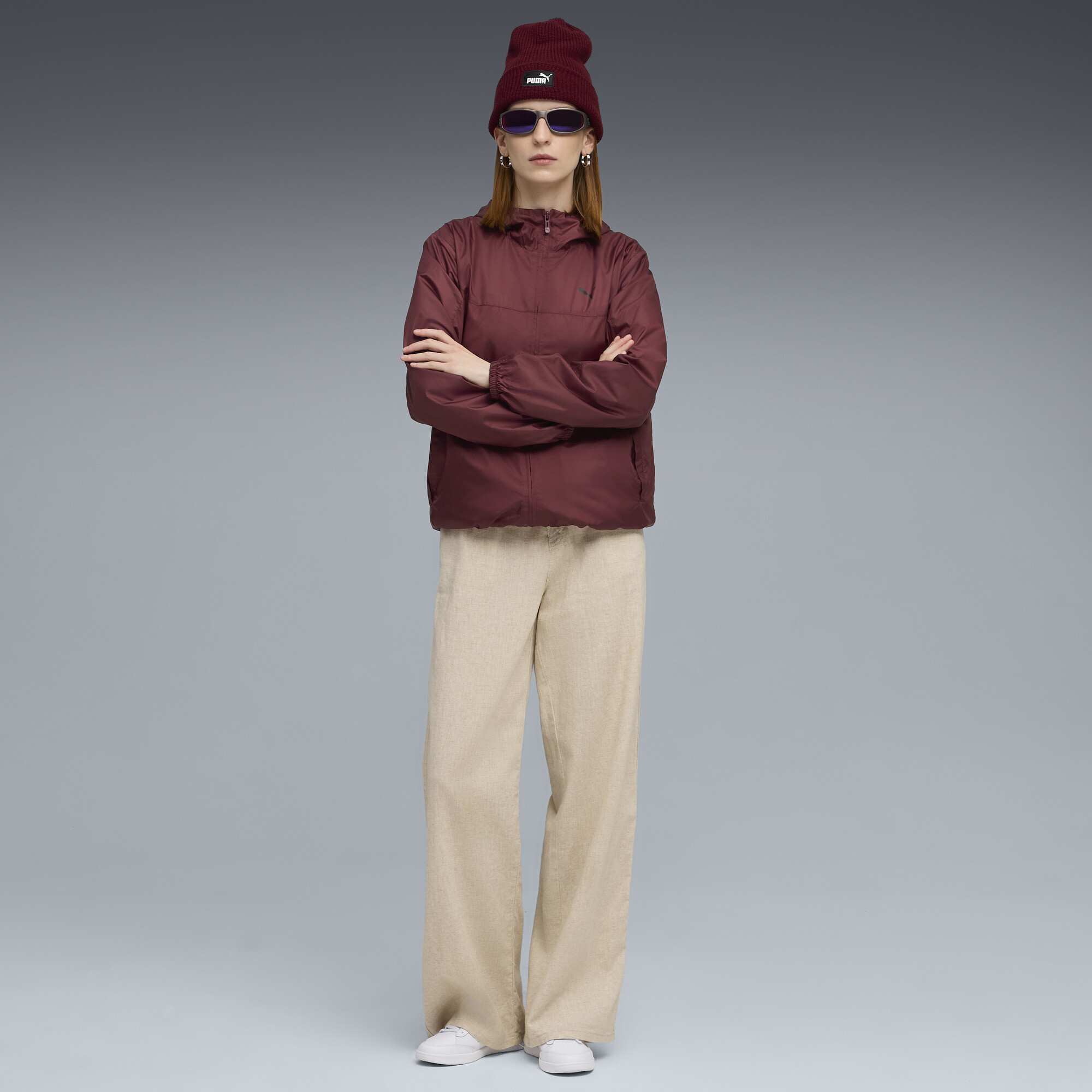 PUMA Essentials windjack met normale pasvoorm voor Dames, Maat S thumbnail 4