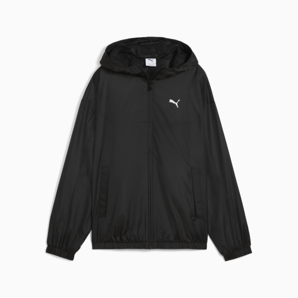 Campera rompeviento Essentials Relaxed para mujer, PUMA Black, large-ARG