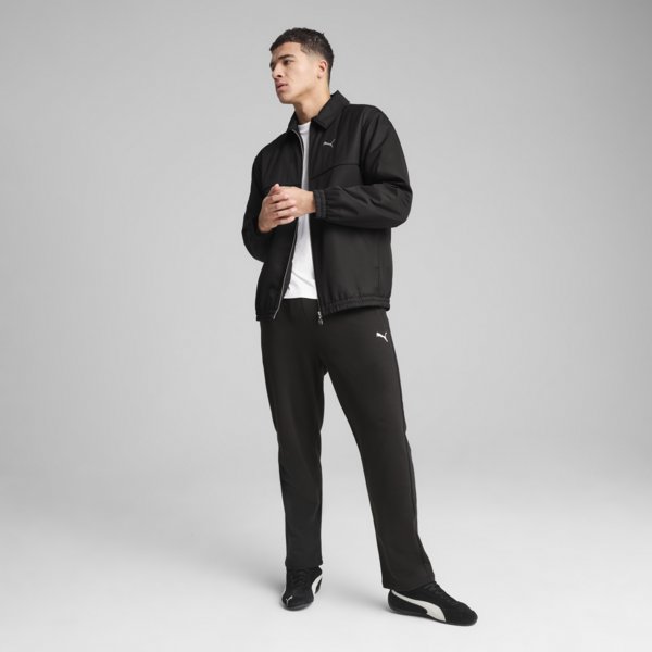 WARDROBE Essentials Relaxed Retro Football Jacket Unisex, PUMA Black, large-ZAF