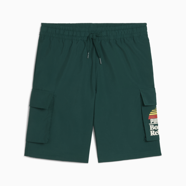 Shorts Cargo Mid 90s para adolescentes, Dark Myrtle, large-MEX