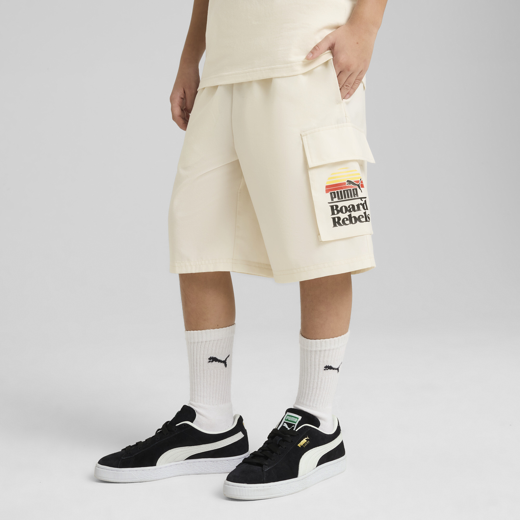 Mid 90s Cargo Chino Shorts Youth | Clothing | PUMA