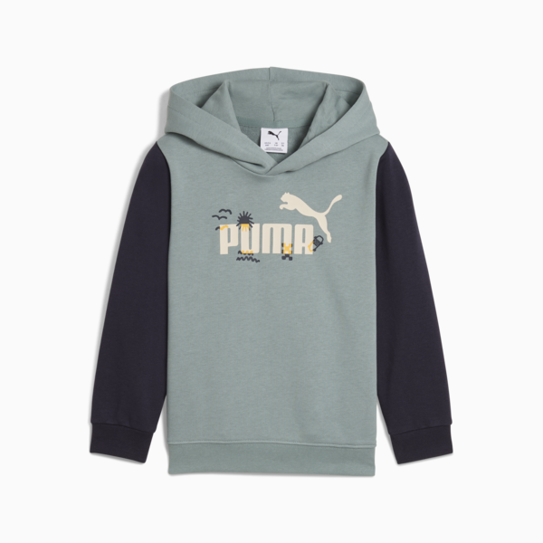 Sandy Adventures Hoodie Kids, Green Moon, large-ZAF