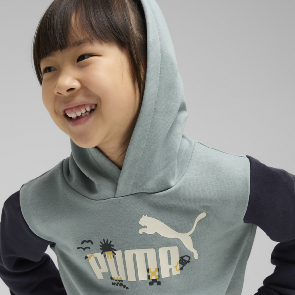 Sandy Adventures Hoodie Kids, Green Moon, large-ZAF