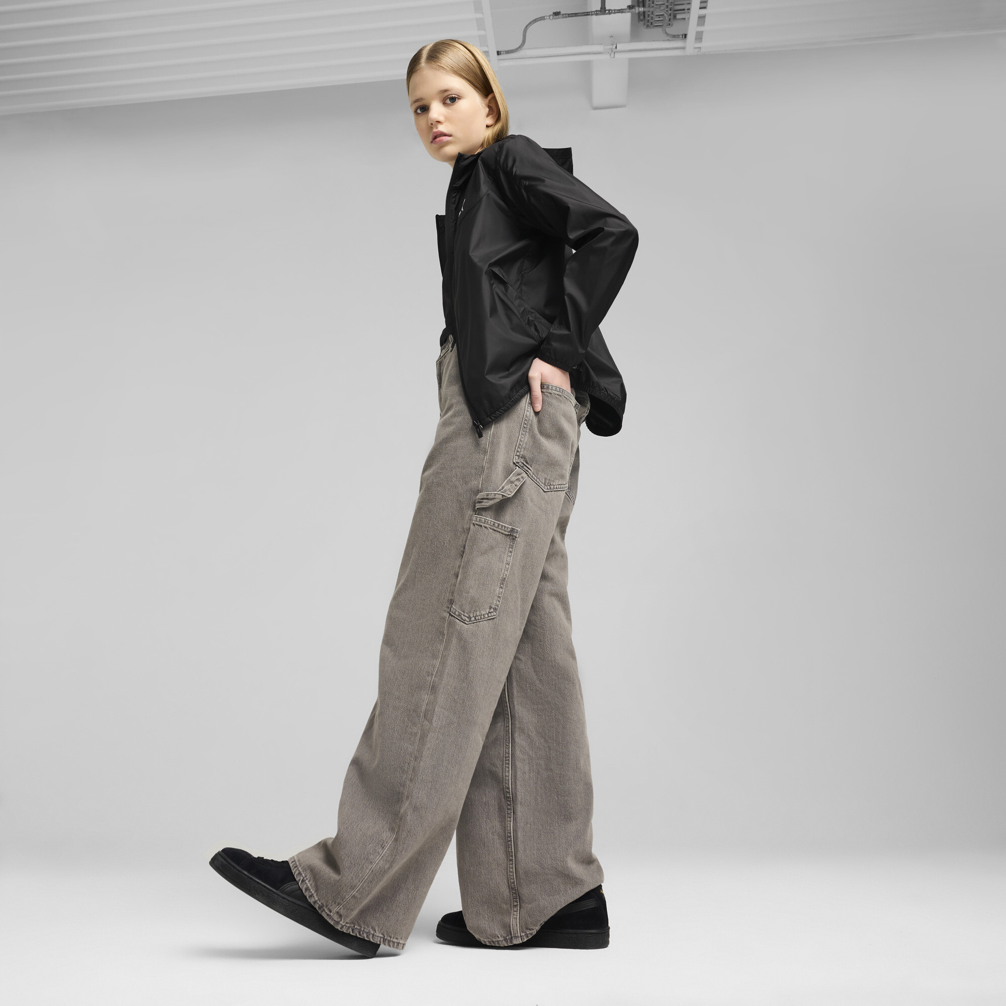 PUMA Essentials Regular windjack, Zwart, Maat 13-14Y thumbnail 5