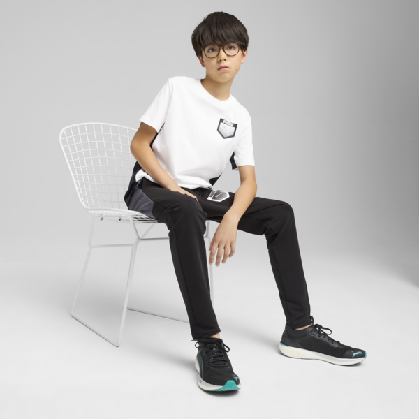 Active Sports Graphic Tee Youth, PUMA White, large-ZAF