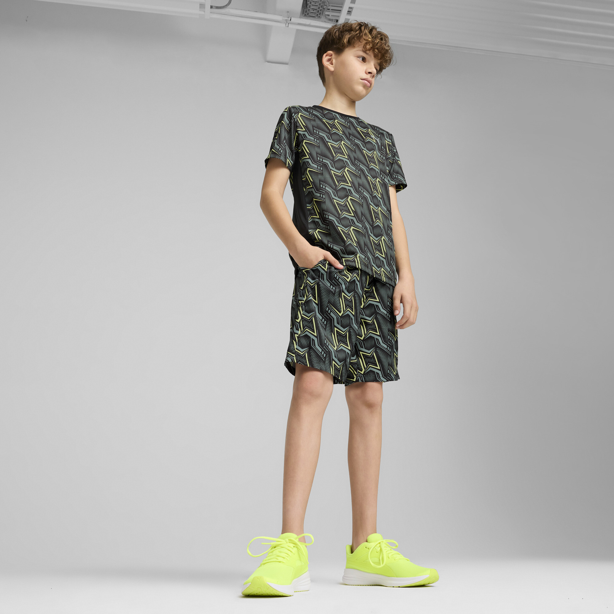 PUMA Essentials Poly T-shirt, Zwart