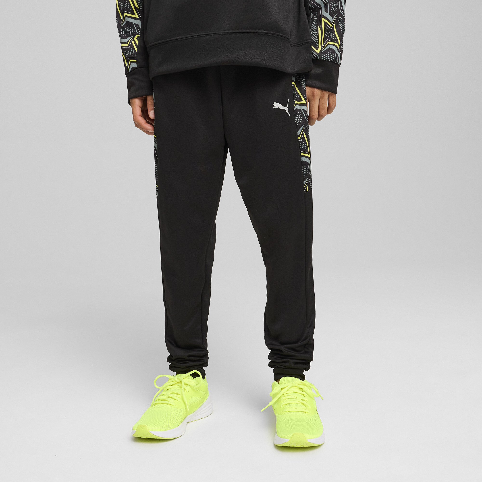 Puma Train All Day Essentials Big Kids' Pants In Black