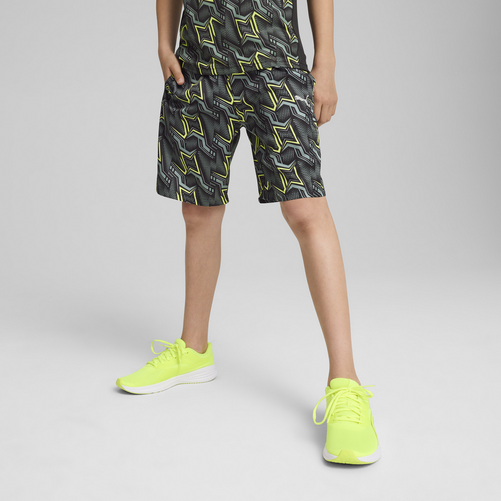 Puma Essentials Gewebte Shorts Teenager Für Herren Für Damen Für Kinder | Mit Other Pattern | Black | Größe: 5-6Y