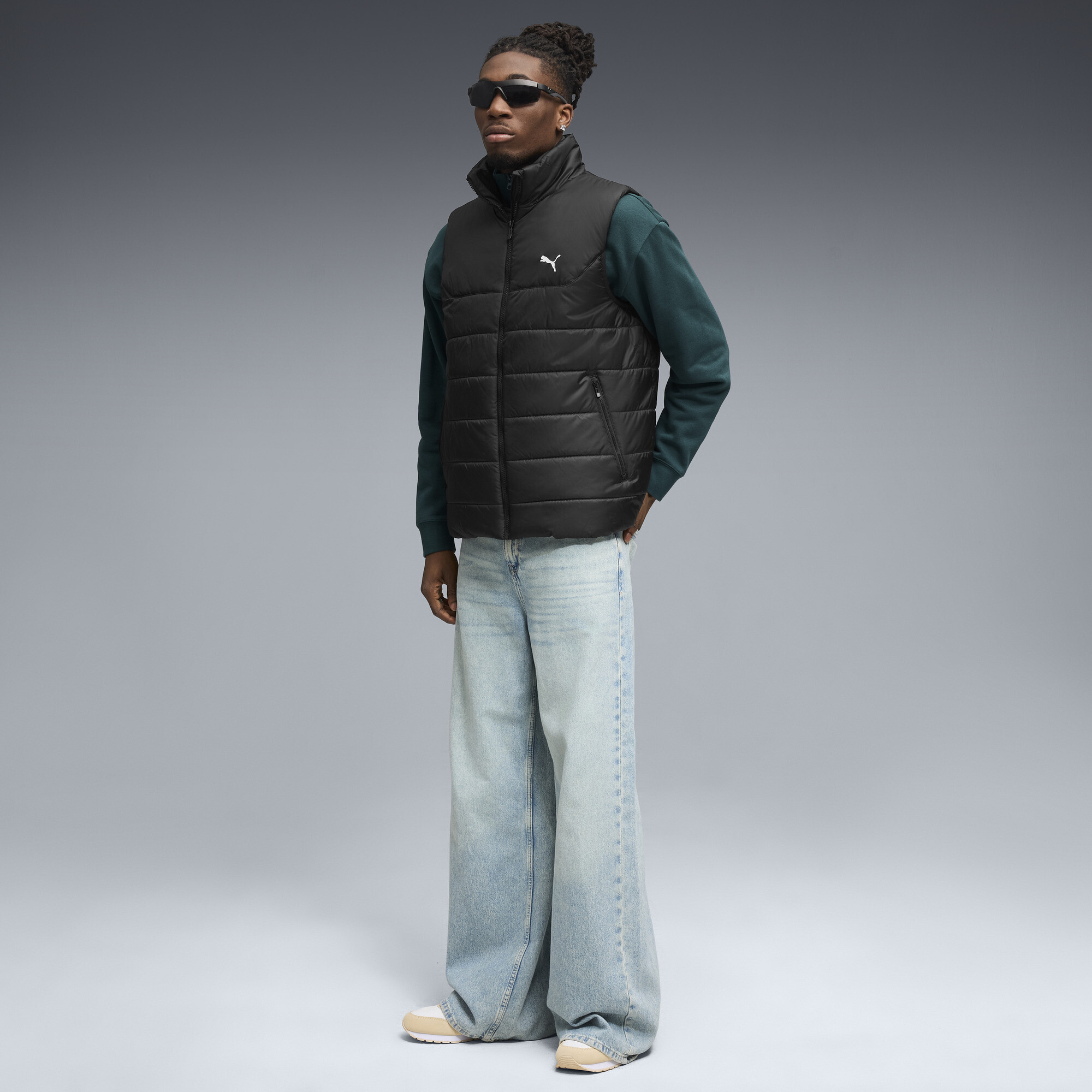 PUMA Essentials bodywarmer voor Heren, Zwart, Maat XS thumbnail 4